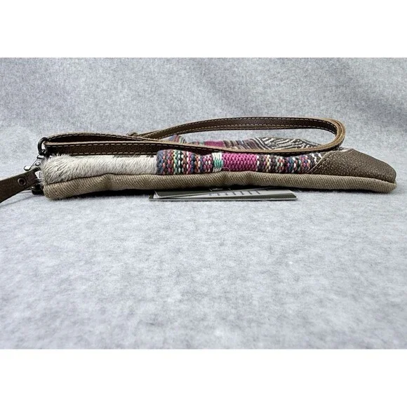 Myra Bag Crossbody Bag Women Small Multicolor NEW Woven Hair-on-Hide Rug Canvas - Picture 13 of 13